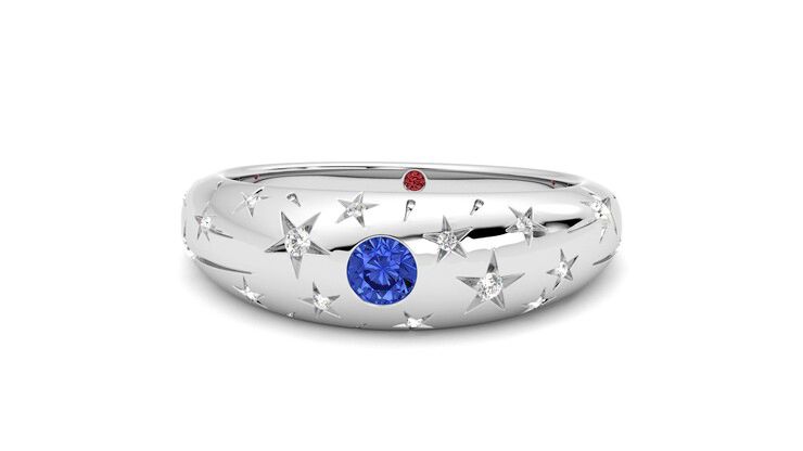 Taylor & Hart Scintillare Wedding Ring 360 degree image 28