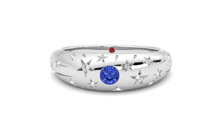 Taylor & Hart Scintillare Wedding Ring 360 degree image 29