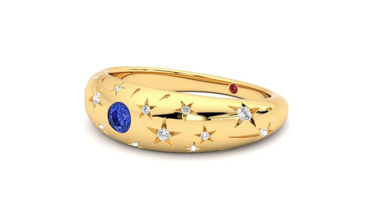 Taylor & Hart Scintillare Wedding Ring 360 degree image 24