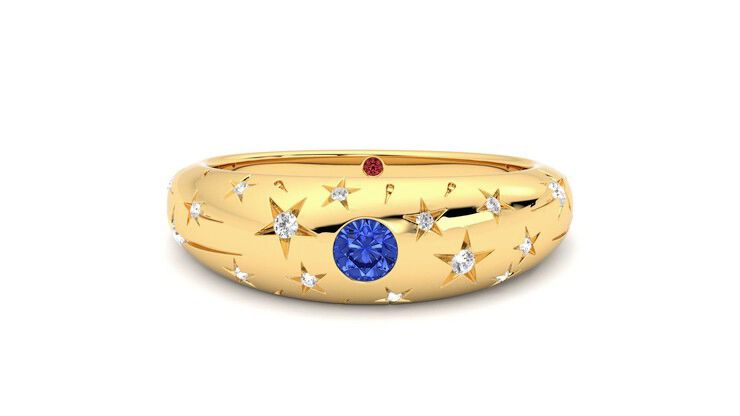 Taylor & Hart Scintillare Wedding Ring 360 degree image 29
