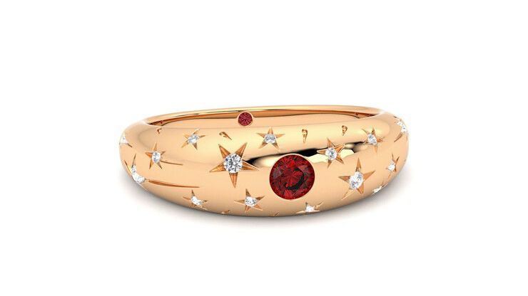Taylor & Hart Scintillare Wedding Ring 360 degree image 3