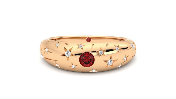 Taylor & Hart Scintillare Wedding Ring 360 degree image 29
