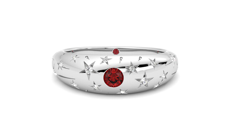 Taylor & Hart Scintillare Wedding Ring 360 degree image 29