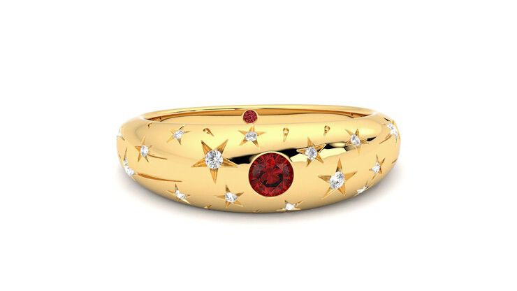 Taylor & Hart Scintillare Wedding Ring 360 degree image 2