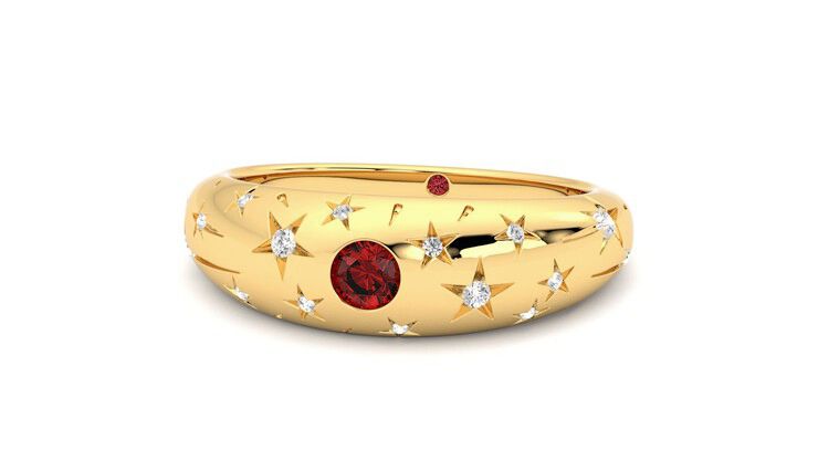 Taylor & Hart Scintillare Wedding Ring 360 degree image 27