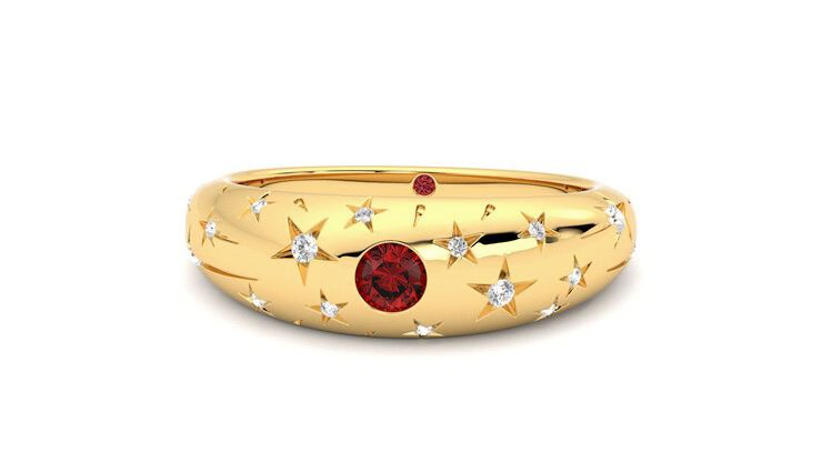 Taylor & Hart Scintillare Wedding Ring 360 degree image 28