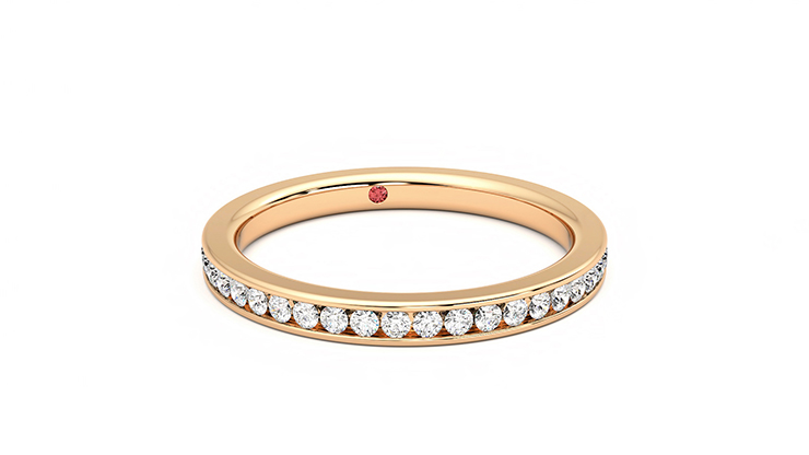 Taylor & Hart Senna Wedding Ring 360 degree image 3