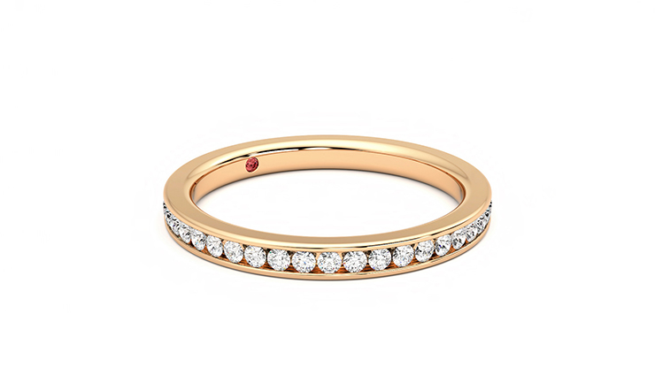 Taylor & Hart Senna Wedding Ring 360 degree image 6