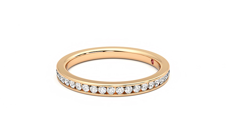 Taylor & Hart Senna Wedding Ring 360 degree image 22
