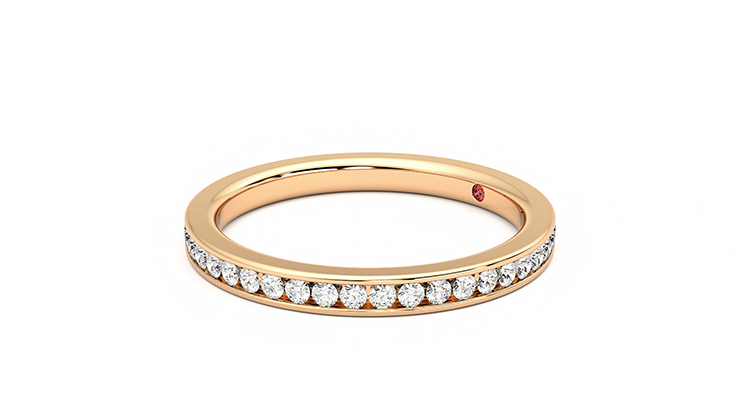 Taylor & Hart Senna Wedding Ring 360 degree image 23