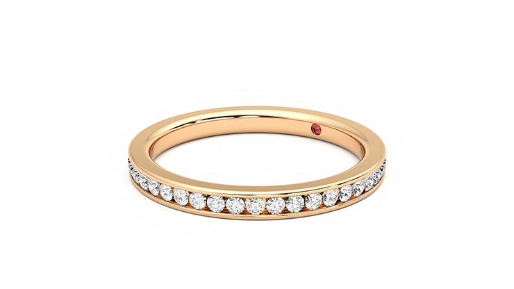 Taylor & Hart Senna Wedding Ring 360 degree image 24
