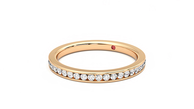Taylor & Hart Senna Wedding Ring 360 degree image 25