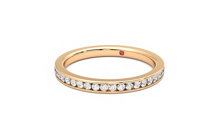 Taylor & Hart Senna Wedding Ring 360 degree image 26