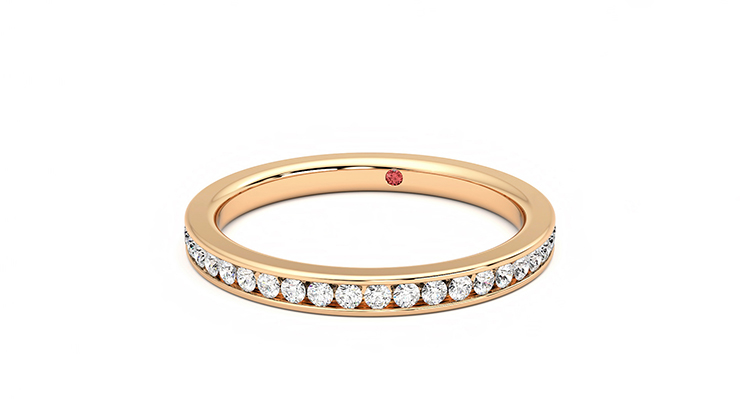 Taylor & Hart Senna Wedding Ring 360 degree image 27