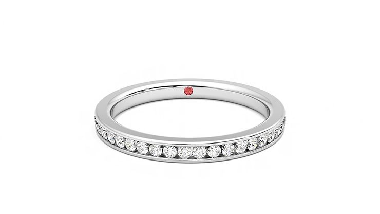 Taylor & Hart Senna Wedding Ring 360 degree image 1