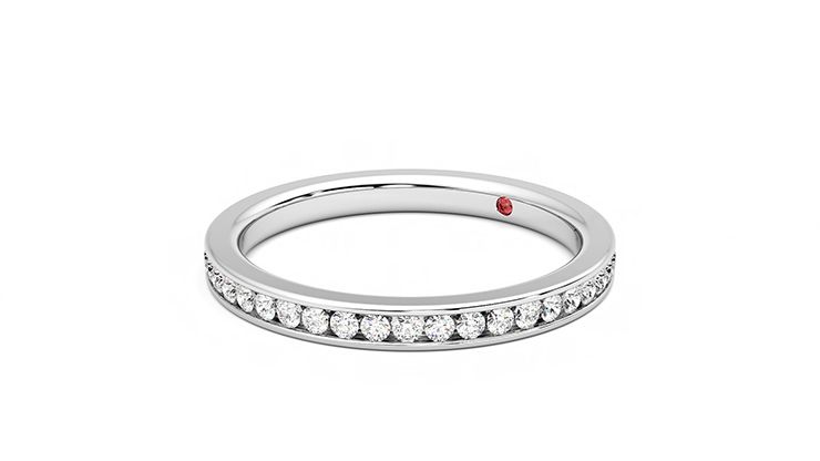 Taylor & Hart Senna Wedding Ring 360 degree image 24