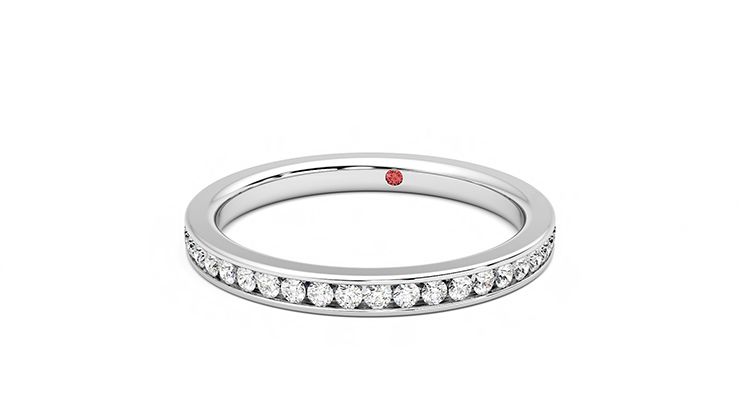 Taylor & Hart Senna Wedding Ring 360 degree image 27