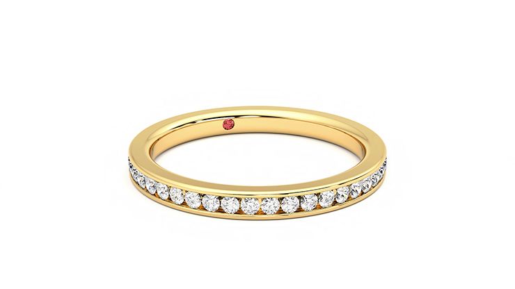 Taylor & Hart Senna Wedding Ring 360 degree image 4