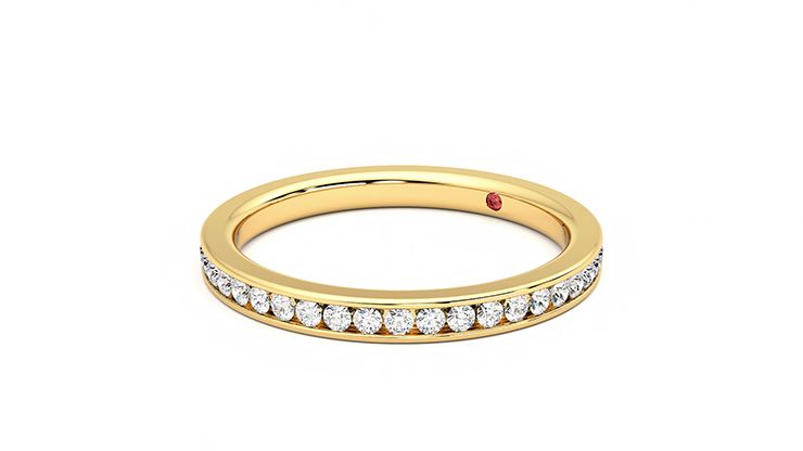 Taylor & Hart Senna Wedding Ring 360 degree image 24