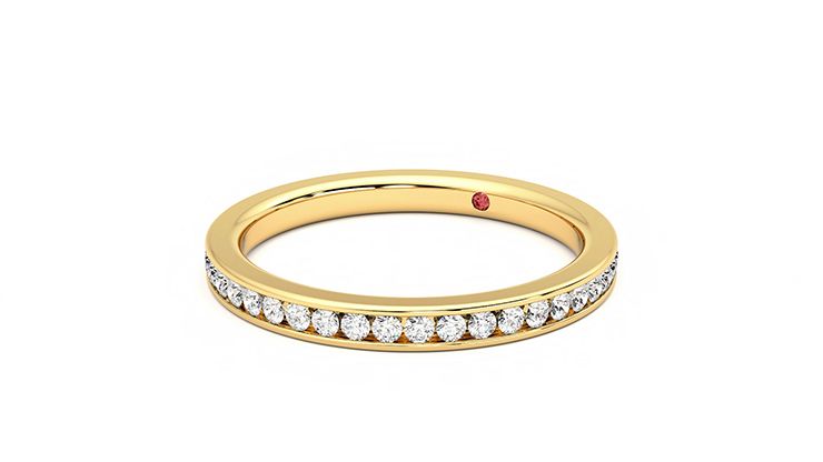 Taylor & Hart Senna Wedding Ring 360 degree image 25