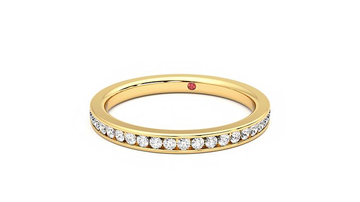 Taylor & Hart Senna Wedding Ring 360 degree image 27
