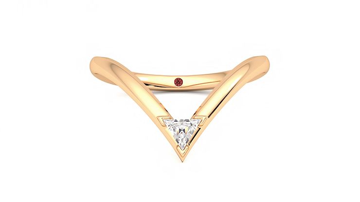 Taylor & Hart Shasta Wedding Ring 360 degree image 0