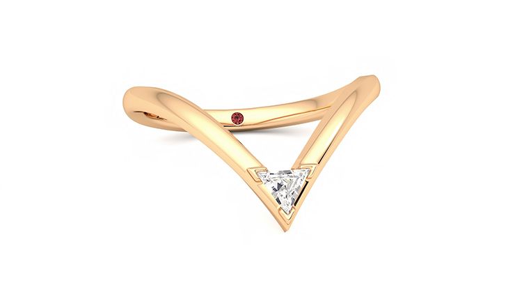 Taylor & Hart Shasta Wedding Ring 360 degree image 2