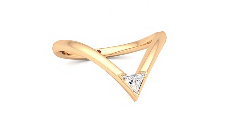 Taylor & Hart Shasta Wedding Ring 360 degree image 3