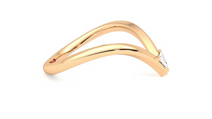 Taylor & Hart Shasta Wedding Ring 360 degree image 8
