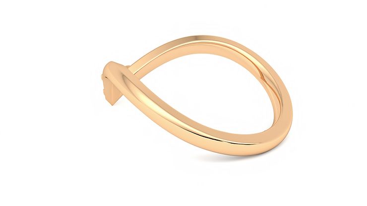 Taylor & Hart Shasta Wedding Ring 360 degree image 17