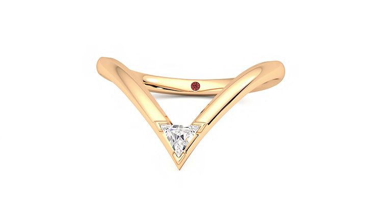 Taylor & Hart Shasta Wedding Ring 360 degree image 27