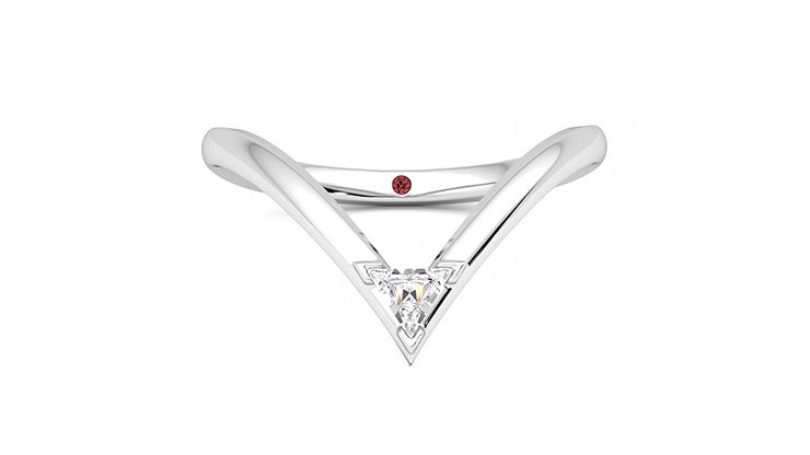 Taylor & Hart Shasta Wedding Ring 360 degree image 0