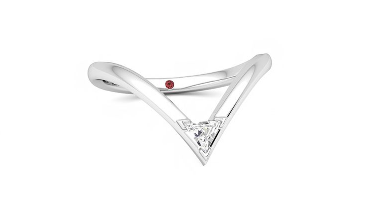 Taylor & Hart Shasta Wedding Ring 360 degree image 2