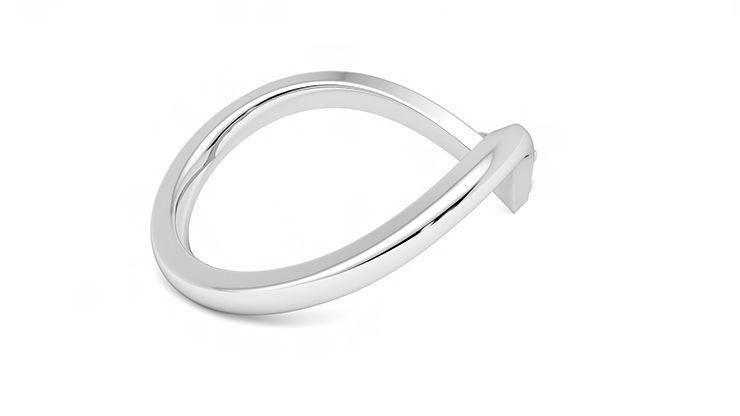 Taylor & Hart Shasta Wedding Ring 360 degree image 11