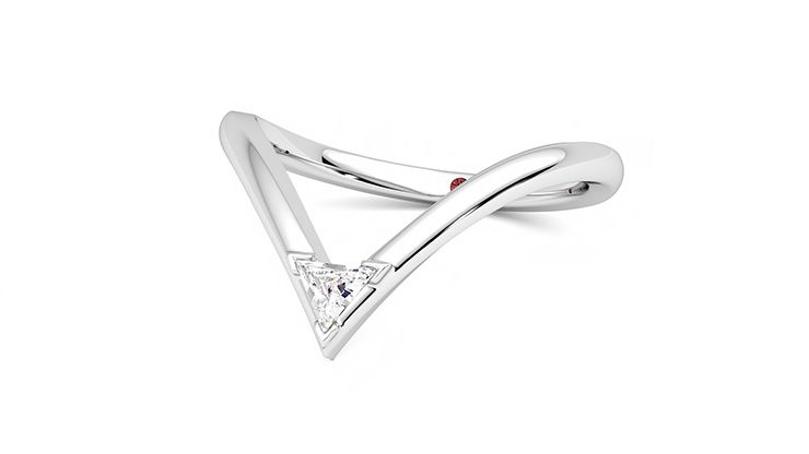 Taylor & Hart Shasta Wedding Ring 360 degree image 25