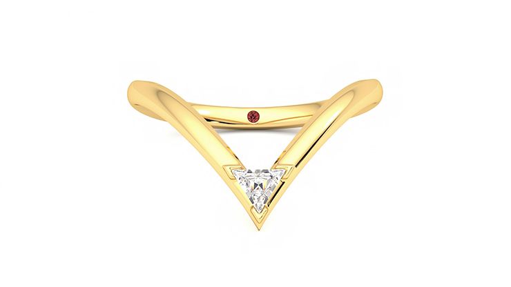 Taylor & Hart Shasta Wedding Ring 360 degree image 0