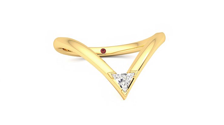 Taylor & Hart Shasta Wedding Ring 360 degree image 2
