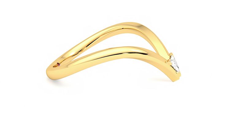 Taylor & Hart Shasta Wedding Ring 360 degree image 8