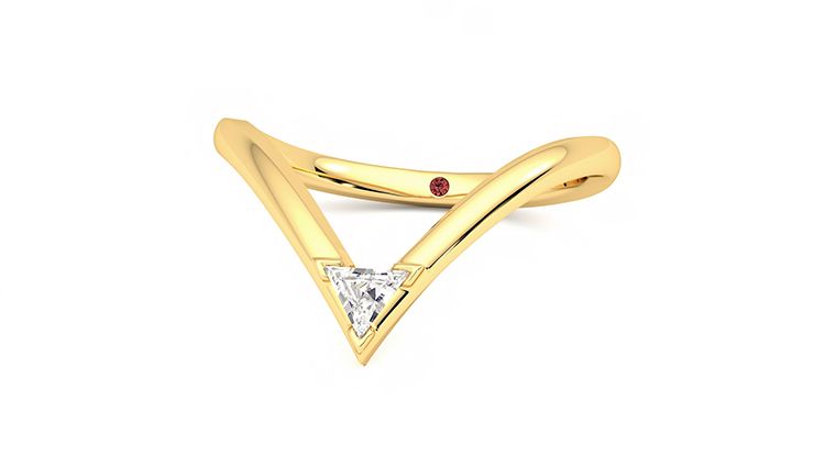 Taylor & Hart Shasta Wedding Ring 360 degree image 26