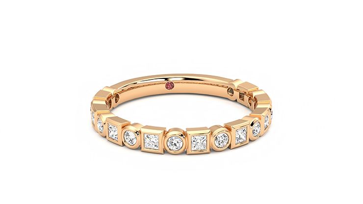 Taylor & Hart Slate Wedding Ring 360 degree image 2