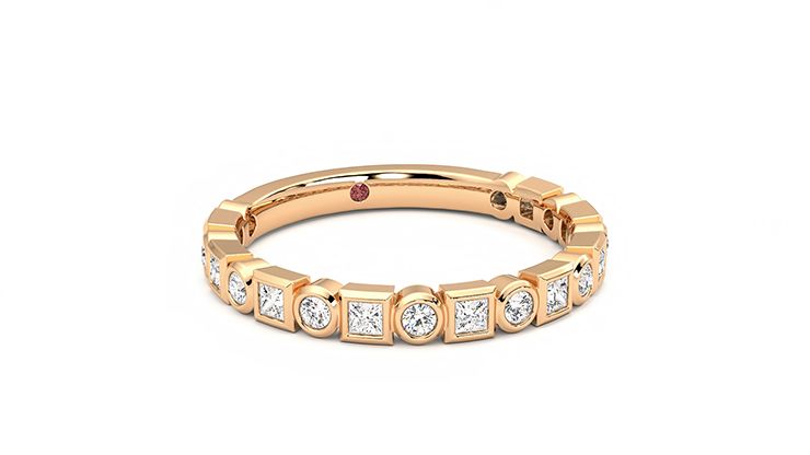 Taylor & Hart Slate Wedding Ring 360 degree image 3
