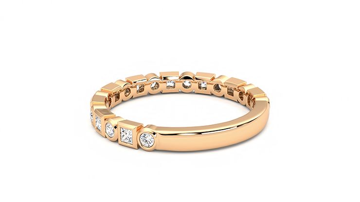 Taylor & Hart Slate Wedding Ring 360 degree image 16