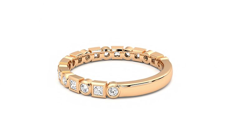 Taylor & Hart Slate Wedding Ring 360 degree image 17