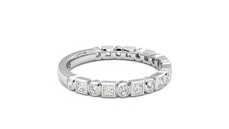 Taylor & Hart Slate Wedding Ring 360 degree image 8