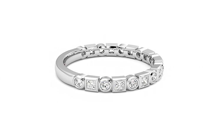 Taylor & Hart Slate Wedding Ring 360 degree image 9