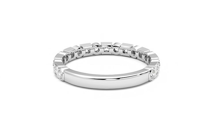 Taylor & Hart Slate Wedding Ring 360 degree image 14