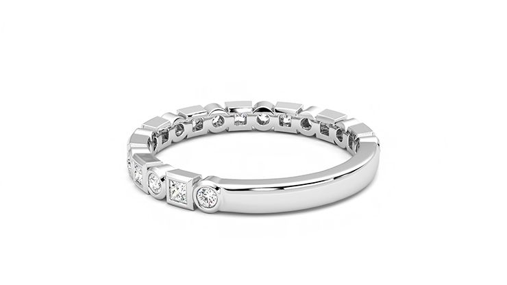 Taylor & Hart Slate Wedding Ring 360 degree image 16