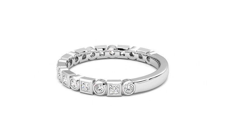 Taylor & Hart Slate Wedding Ring 360 degree image 18