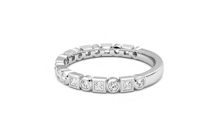 Taylor & Hart Slate Wedding Ring 360 degree image 19