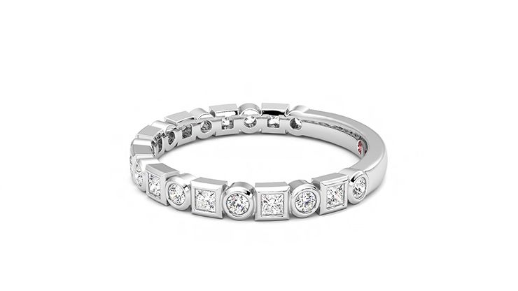 Taylor & Hart Slate Wedding Ring 360 degree image 20